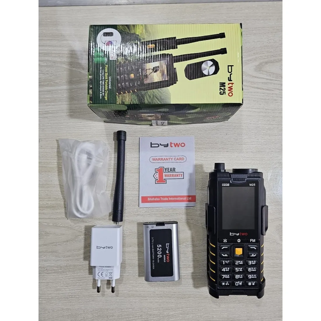 Picture of Bytwo M25 Antina Power Bank Phone Four Sim Slot 5200mAh | Bytwo M25 Power Bank