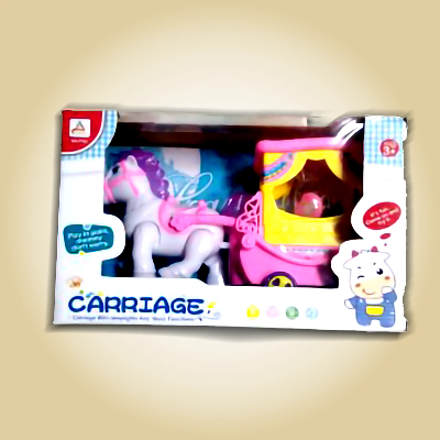 Picture of CARRIAGE Battery Operated Toy Carriage Set - tomtom_horsecar_3