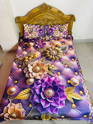 Picture of China Premium 3D Design Bed Sheet