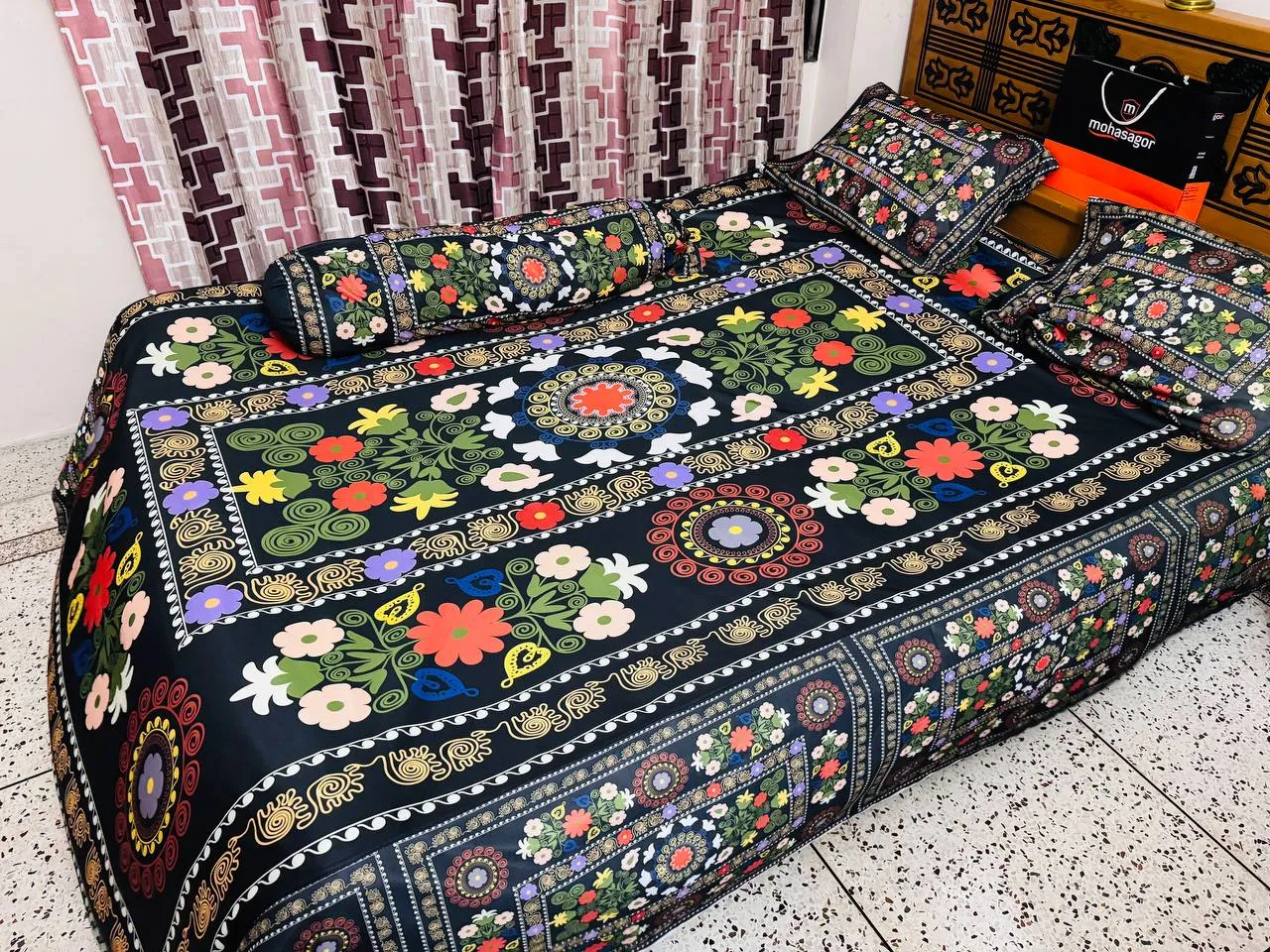Picture of China Premium 3D Design Bed Sheet