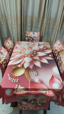 Picture of China Premium 3D Print Table Cloth Set
