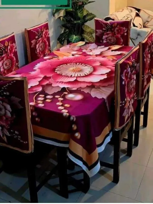 Picture of China Premium 3D Print Table Cloth Set
