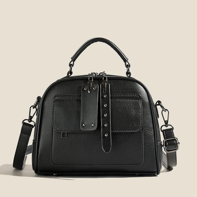 Picture of High end ladies' handbag multi-layer large capacity commuting bag(Black)
