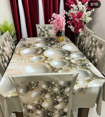 Picture of China Premium 3D Print Table Cloth Set