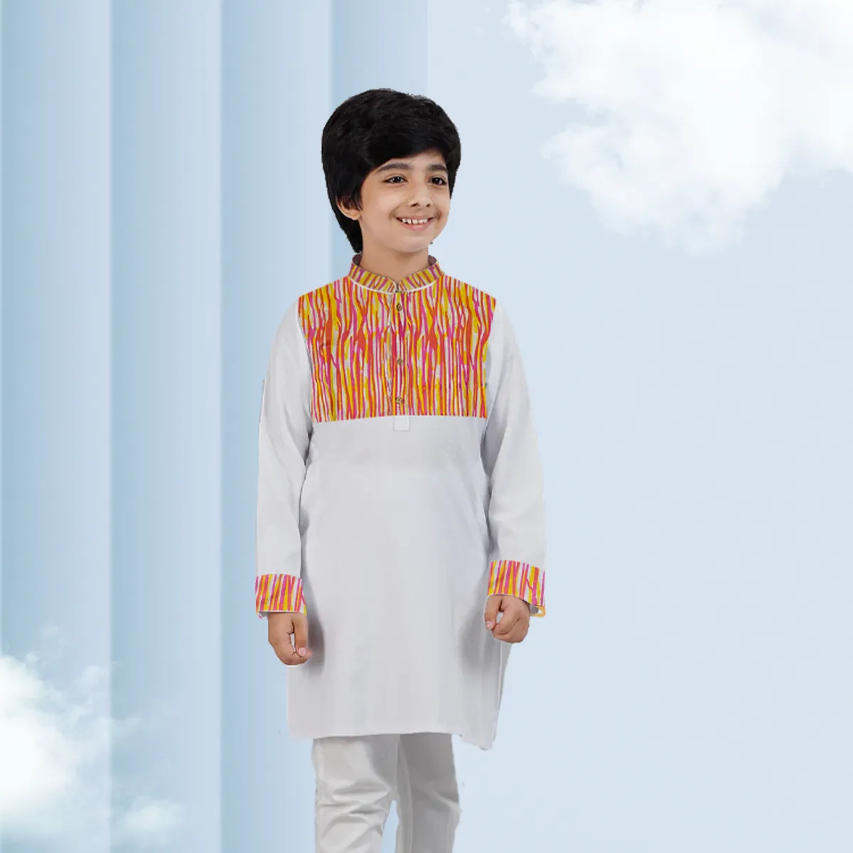 Picture of Afsan print Cotton Comfortable Panjabi With premium box