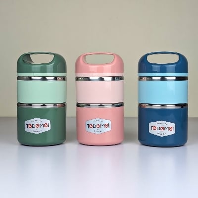 Picture of 2.5 Layers 1.13L Stainless Steel Lunch Box
