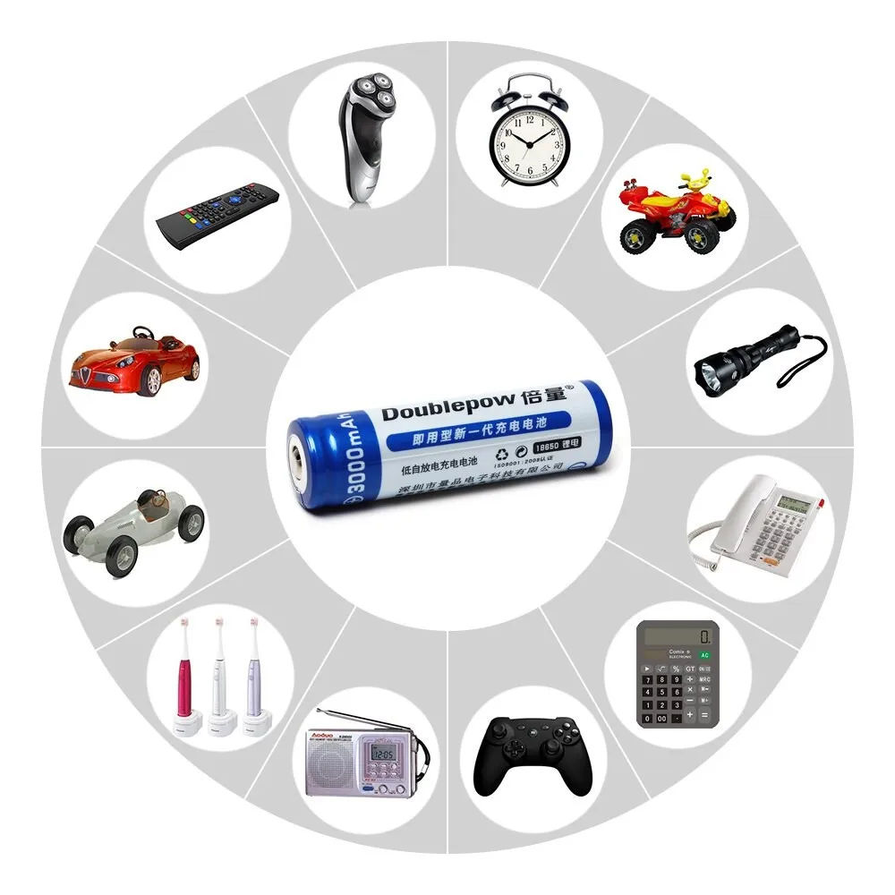 Picture of Doublepow AA 600mAh NiMH Rechargeable Battery (4pcs)