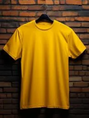 Picture of Stylish Comfortable sports T-Shirt(Yellow)