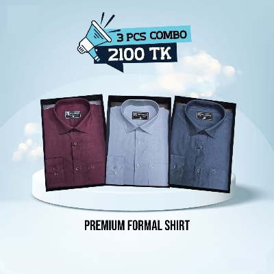 Picture of Combo Cotton Exclusive Formal Shirt