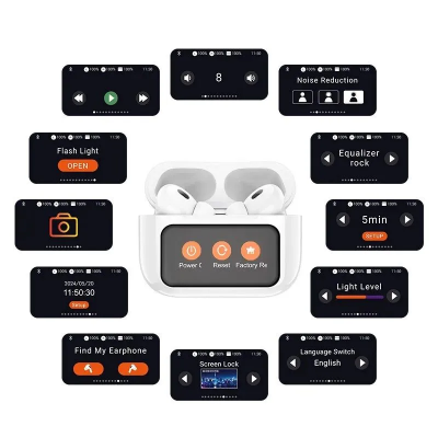 Picture of ANC Earbuds Touch Screen Display (White)
