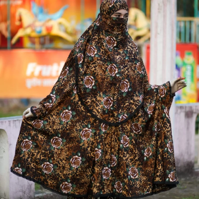 Picture of Elegant Palazzo long Khimar Set