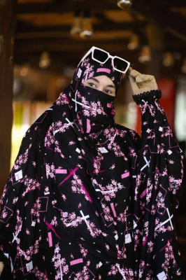 Picture of Elegant Palazzo long Khimar Set