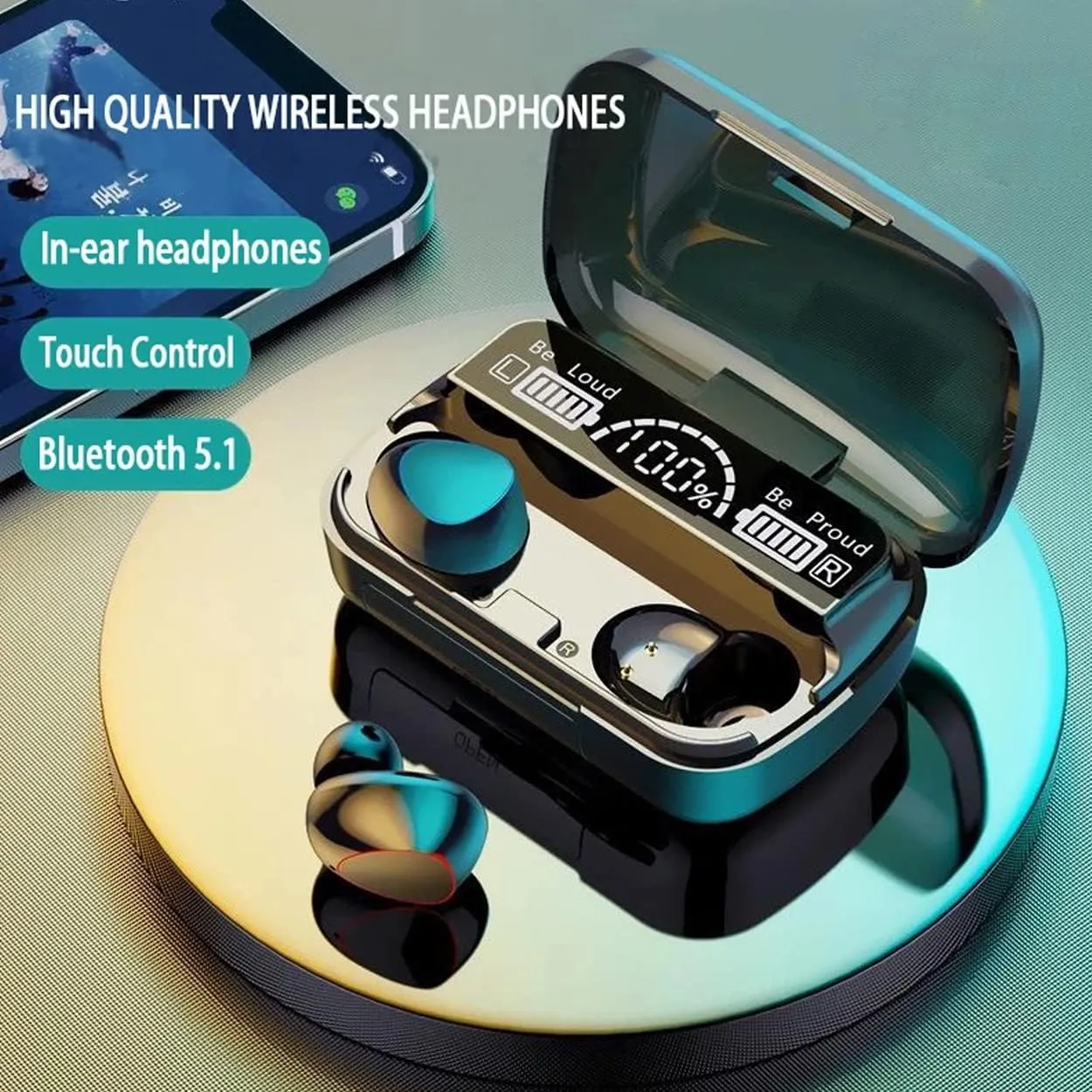 Picture of M10 Wireless Earbuds Bluetooth V5.1 TWS