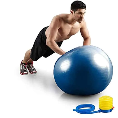 Picture of Fitness Gym ball Balance ball 70cm Yoga Therapy Ball With Pumper Multicolor