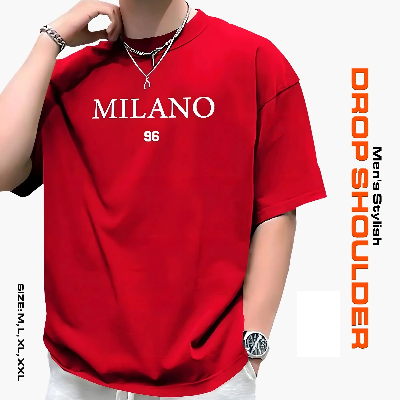 Picture of Men's Stylish Drop Shoulder- Milano Red