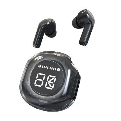 Picture of Ultrapods Pro True Wireless Earbuds with Display Transparent Design, Bluetooth 5.3