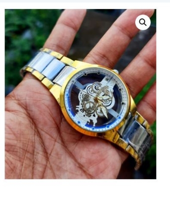 Picture of Analog Men's Luxury Stainless Steel Watch for Men-GOLDEN