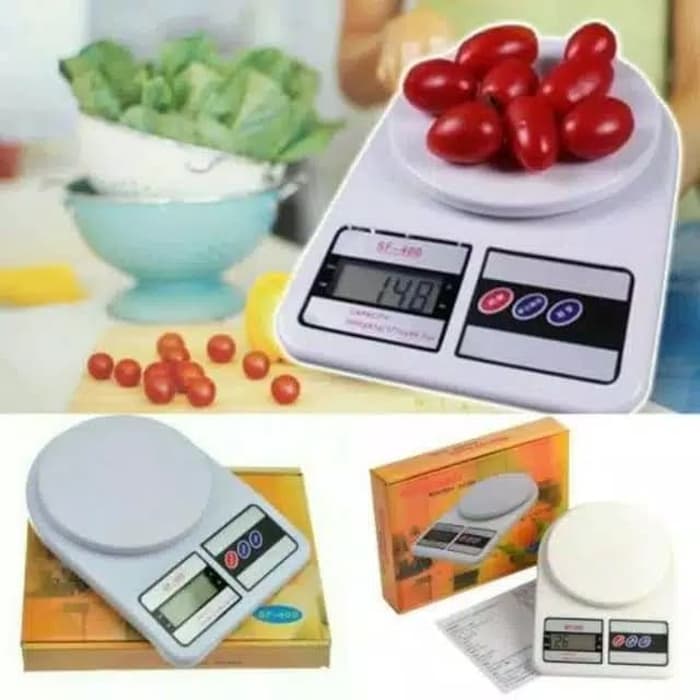 Picture of kitchen scale digital machine sf 400 (10KG) White