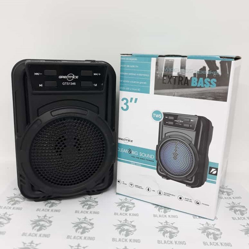 Picture of GTS 1346 Wireless Bluetooth Rechargeable Speaker Extra Bass