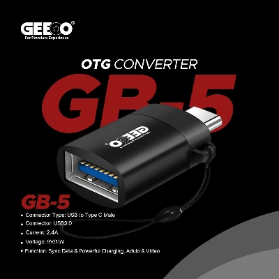 Picture of GEEOO GB-5 USB OTG Adapter USB Type A to Type C Converter USB 3.0 Adapter