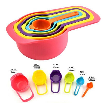 Picture of Rainbow Measuring Cup Set - Multi Color