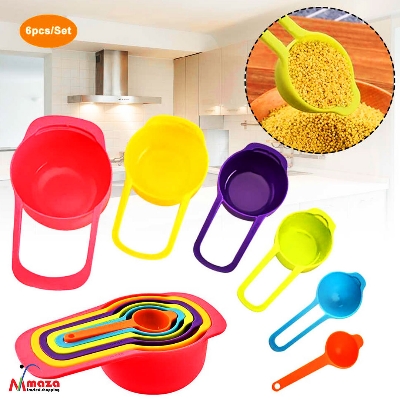 Picture of Rainbow Measuring Cup Set - Multi Color