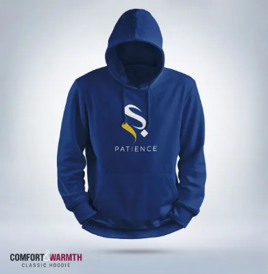 Picture of "Patience" Islamic Hoodie (Royal Blue)