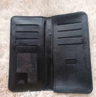 Picture of Mobile Cover and Card Holder Long Wallet High quality for Man / Boys Black