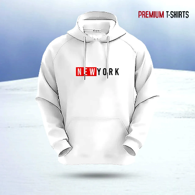 Picture of "New York" Islamic Hoodie (White)