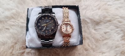 Picture of Buy 1 Get 1 Free Watch for Couple Analog Watch For Men and Women Combo Offer - 2 Watch For Man and Woman