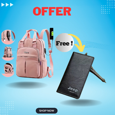 Picture of Floral Print Backpack For kids