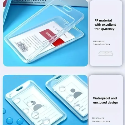 Picture of Foldable PP plastic ID Card Cover / Card Holder