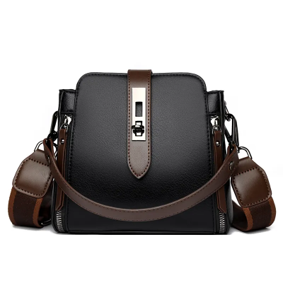 Picture of High-quality Messenger Bags For Women Luxury Crossbody Shoulder Bags Female(Black)