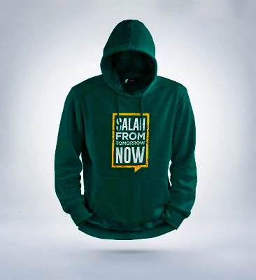 Picture of Salah From Now Islamic Hoodie (Sea Green)