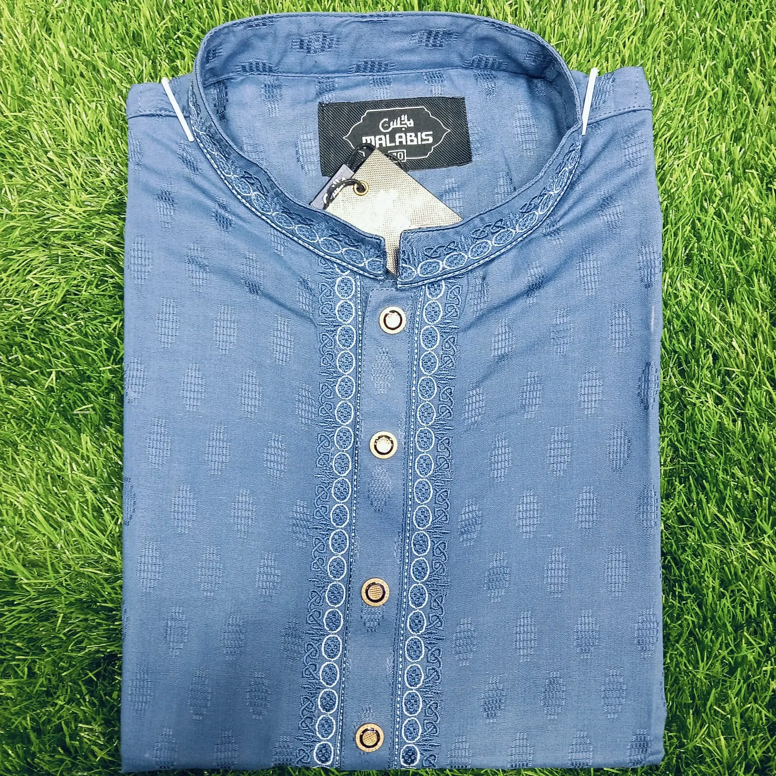 Picture of Exclusive Embroidery Cotton Panjabi With premium box