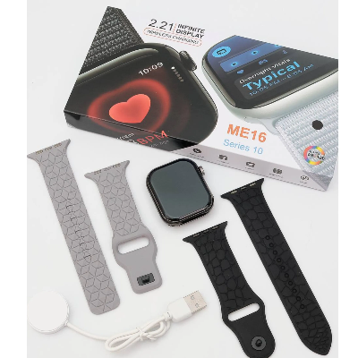 Picture of ME16 Smart Watch 3 strips 2.21 Infinity display Wiewless charging series 10