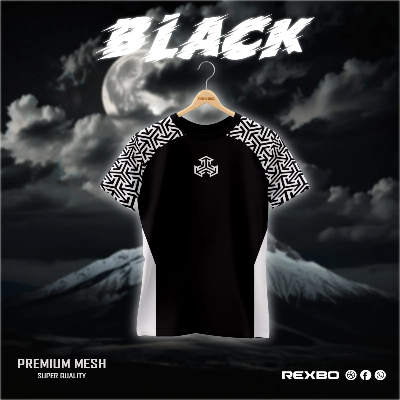 Picture of Stylish Mash Fabric Half Sleeve T-shirt