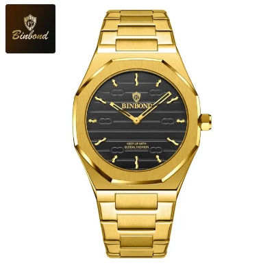 Picture of BINBOND 818 Stainless Steel Quartz Fashionable Premium Watch