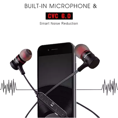 Picture of AWEI A920BL Wireless Smart Sport Stereo Magnetic Earphones Explosive Bass