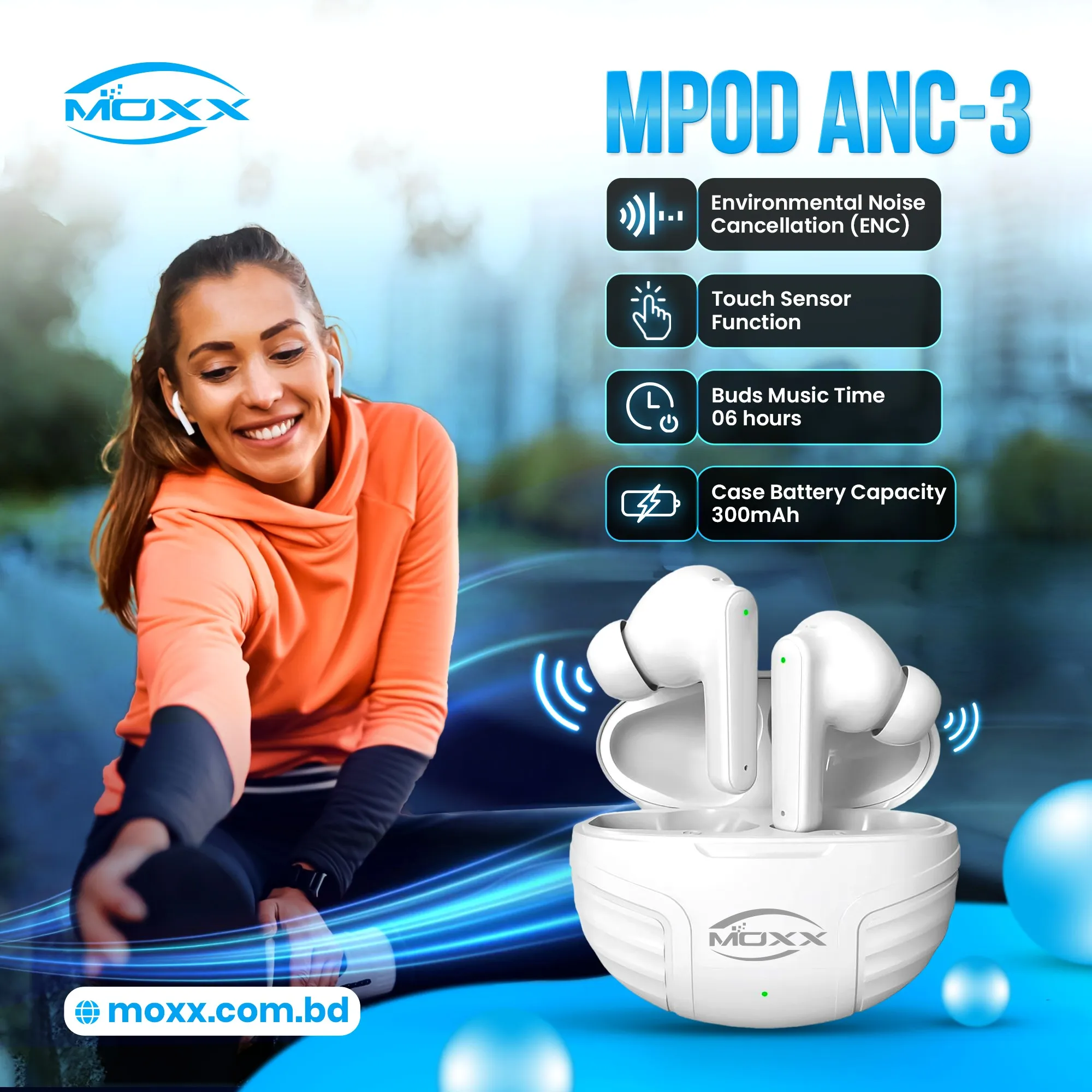 Picture of MOXX MPod TWS EARBUDS