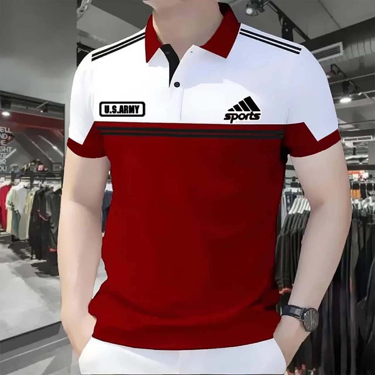 Picture of Cotton Polo Shirt For Men's