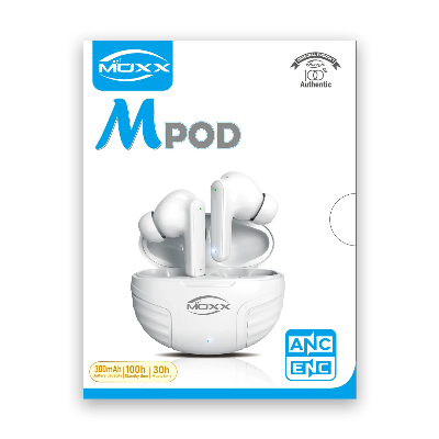 Picture of MOXX MPOD ANC & ENC TWS Wireless Earbuds | Environmental Noise Cancellation (ENC) | Active Noise Cancellation (ANC)