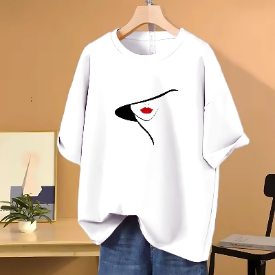 Picture of Lovely Drop shoulder T-shirt for Women