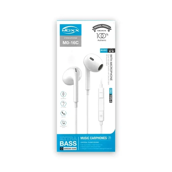 Picture of MOXX Music Type-C Earphone (MO-16c)