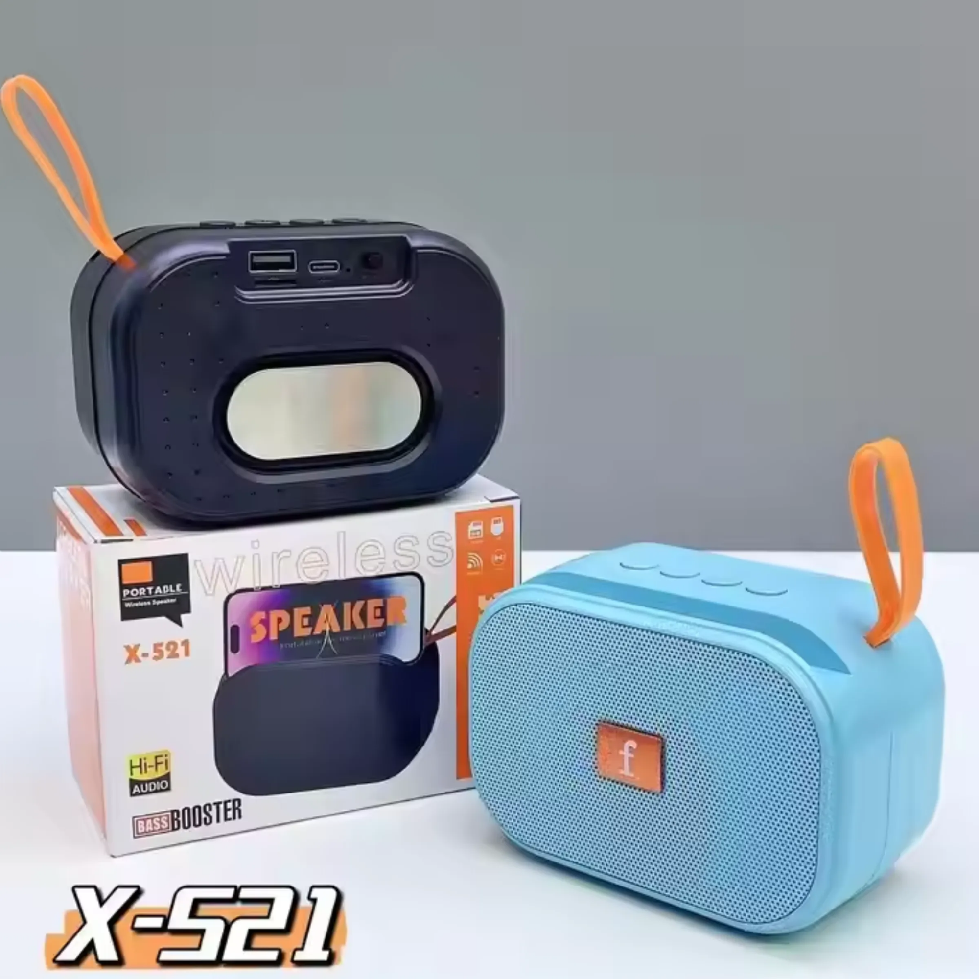 Picture of X-521 Bluetooth, USB, SD Card & FM Radio Supported Hi-Fi Audio Extra Bass Speaker