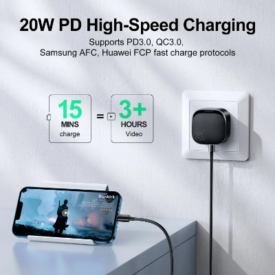 Picture of Joyroom L-P210 PD 20W Type-C Fast Charger 3 Pin Plug