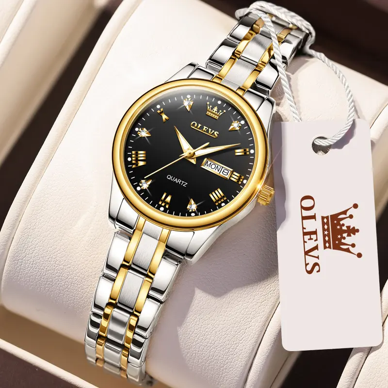 Picture of Olevs 5563 CHAIN WATCH –( Black Dial) For Men