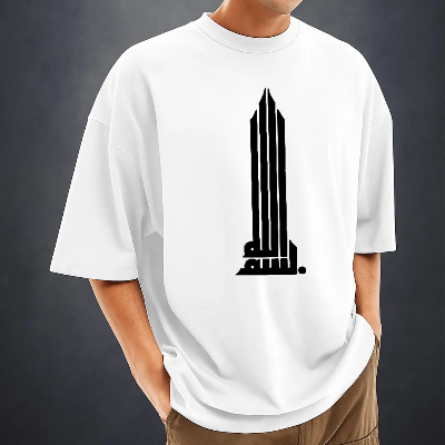Picture of Men's Stylish Drop Shoulder (white)