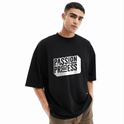 Picture of Men's Stylish Drop Shoulder (Black)