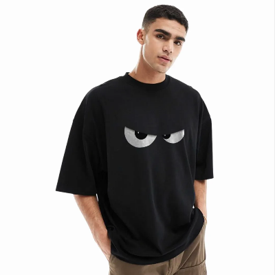 Picture of Men's Stylish Drop Shoulder (Black)